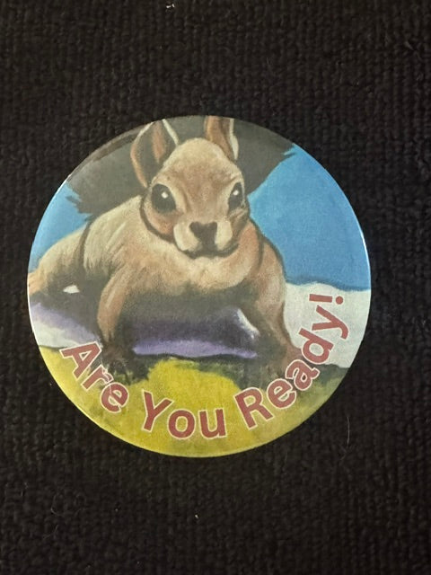 Are You Ready! – Grove Squirrel Game‑Day Button