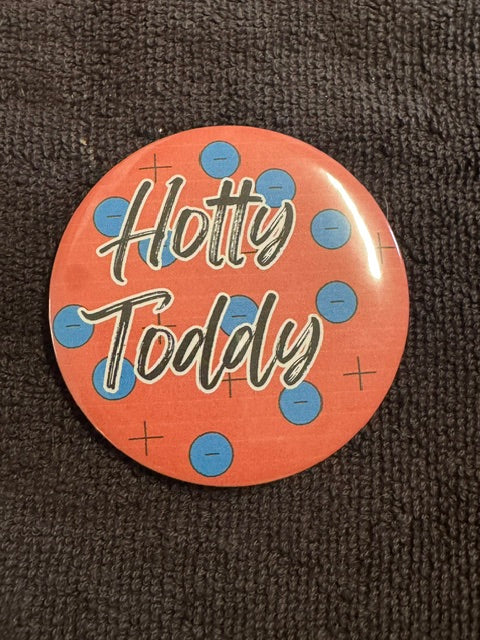 Hotty Toddy – Retro Pop Game‑Day Button