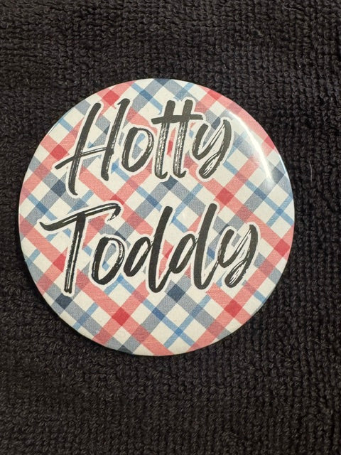 Hotty Toddy – Plaid Spirit Button