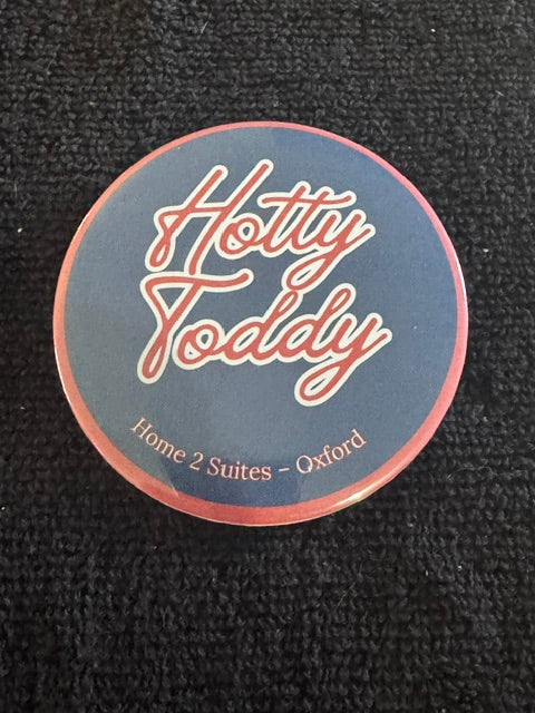 Hotty Toddy – Red Accent Circle Button